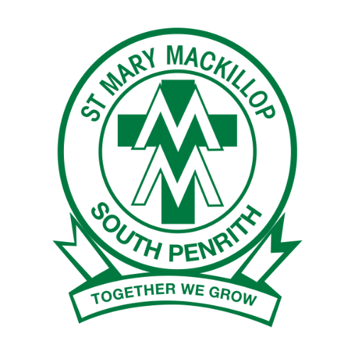 The school crest of St Mary MacKillop Primary School South Penrith